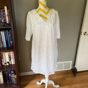 NWOT White Lace Dress